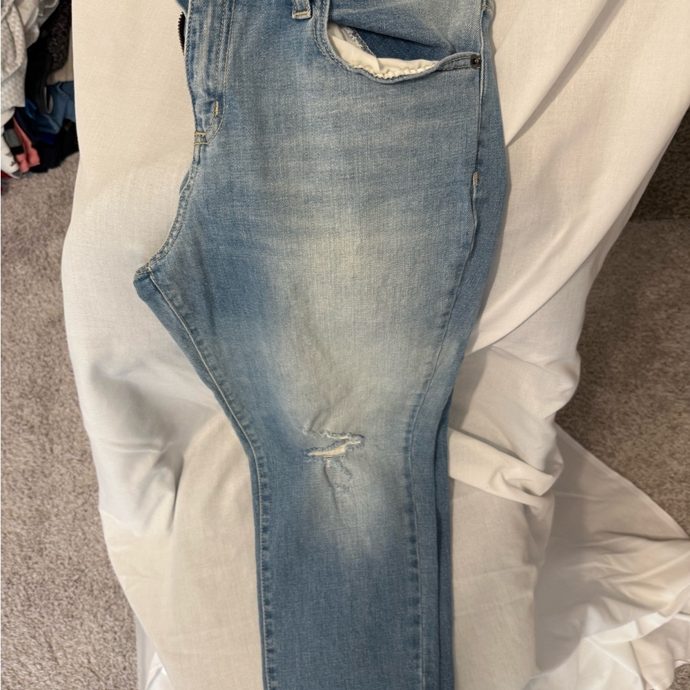 Universal Thread Light Blue Ripped Jeans - Picture 2 of 4